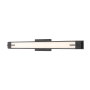 Z-Lite Chase 33" Wide Vanity Light Matte Black