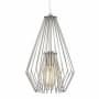 Z-Lite Quintus 9" Wide Cage Mini Pendant Brushed Nickel
