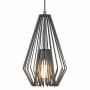 Z-Lite Quintus 9" Wide Cage Mini Pendant Bronze