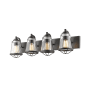 Z-Lite Mariner 32" Wide Bathroom Light with Seedy Glass Bronze