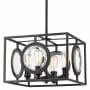 Z-Lite Port 4 Light 17-3/4" Wide Pendant Olde Bronze