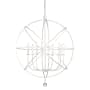 Z-Lite Tull 10 Light 36" Wide Chandelier with Crystal Accent Matte White