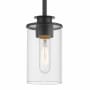 Z-Lite Savannah Single Light 5" Wide Mini Pendant Bronze