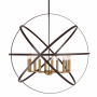 Z-Lite Cavallo 10 Light 36" Wide Globe Chandelier Hammered Bronze / Olde Brass