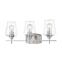 Z-Lite Joliet 3 Light 22" Wide Bathroom Vanity Light Brushed Nickel