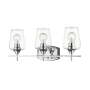Z-Lite Joliet 3 Light 22" Wide Bathroom Vanity Light Chrome