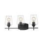 Z-Lite Joliet 3 Light 22" Wide Bathroom Vanity Light Matte Black