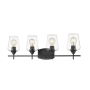 Z-Lite Joliet 4 Light 30" Wide Bathroom Vanity Light Matte Black