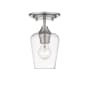Z-Lite Joliet 6" Wide Semi-Flush Ceiling Fixture Brushed Nickel