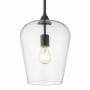 Z-Lite Joliet 9" Wide Mini Pendant Matte Black