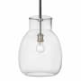 Z-Lite Bella 12" Wide Pendant Matte Black / Brushed Nickel