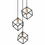 Z-Lite Vertical 3 Light 18" Wide Multi Light Pendant Bronze / Olde Brass