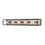 Z-Lite Kube 5 Light 7" Wide Bath Bar Matte Black / Brushed Nickel