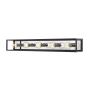 Z-Lite Kube 5 Light 7" Wide Bath Bar Matte Black / Chrome