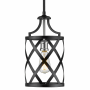 Z-Lite Malcalester 8" Wide Mini Pendant Matte Black / Brushed Nickel