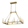 Z-Lite Barclay 10 Light 20" Wide Taper Candle Chandelier Olde Brass