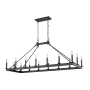 Z-Lite Barclay 16 Light 56" Wide Taper Candle Chandelier Matte Black