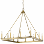 Z-Lite Barclay 12 Light 34" Wide Taper Candle Chandelier Olde Brass