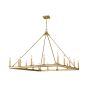 Z-Lite Barclay 16 Light 45" Wide Taper Candle Chandelier Olde Brass