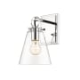 Z-Lite Harper 11" Tall Bathroom Sconce Chrome