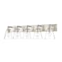 Z-Lite Harper 5 Light 40" Wide Bathroom Vanity Light Brushed Nickel