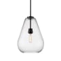 Z-Lite Ayra 12" Wide Pendant Matte Black