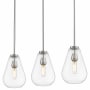 Z-Lite Ayra 3 Light 36" Wide Linear Pendant Brushed Nickel