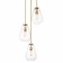 Z-Lite Ayra 3 Light 18" Wide Multi Light Pendant Olde Brass