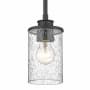 Z-Lite Beckett 5" Wide Mini Pendant Matte Black