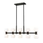 Z-Lite Artemis 10 Light 40" Wide Linear Chandelier Matte Black