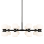 Z-Lite Artemis 20 Light 42" Wide Chandelier Matte Black