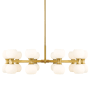 Z-Lite Artemis 20 Light 42" Wide Chandelier Modern Gold
