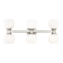 Z-Lite Artemis 6 Light 11" Wide Vanity Light Brushed Nickel