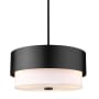Z-Lite Counterpoint 3 Light 18" Wide Pendant Matte Black