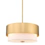 Z-Lite Counterpoint 3 Light 18" Wide Pendant Modern Gold
