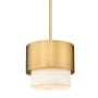 Z-Lite Counterpoint 8" Wide Mini Pendant Modern Gold