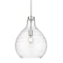 Z-Lite Bon Air 13" Wide Pendant Brushed Nickel