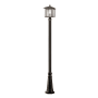 Z-Lite Aspen Single Light 110" Tall Outdoor Post Light with Included Post Oil Rubbed Bronze