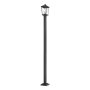 Z-Lite Beacon 2 Light 105" Tall Outdoor Single Head Post Light Black