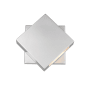 Z-Lite Quadrate 9" Tall LED Adjustable Wall Sconce - 2700K Silver