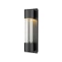 Z-Lite Striate 17" Tall LED Outdoor Wall Sconce Black