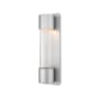 Z-Lite Striate 17" Tall LED Outdoor Wall Sconce Silver