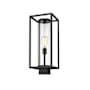 Z-Lite Dunbroch 20" Tall Outdoor Single Head Marine Grade Post Light Black