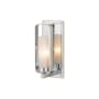 Z-Lite Aideen 10" Tall Wall Sconce Chrome