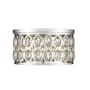 Z-Lite Dealey 5 Light 18" Wide Flush Mount Drum Ceiling Fixture Chrome
