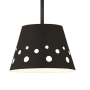 Z-Lite Katie 12" Wide Pendant Matte Black