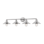 Z-Lite Casa 4 Light 36-1/2" Wide Bathroom Vanity Light Brushed Nickel