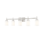 Z-Lite Cadoc 5 Light 41" Wide Vanity Light Brushed Nickel