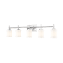 Z-Lite Cadoc 5 Light 41" Wide Vanity Light Chrome