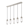 Z-Lite Arden 5 Light 42" Wide Suspension Linear Pendant Brushed Nickel